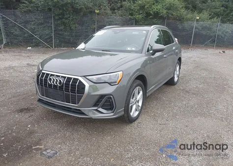 2021 Audi Q3 Premium 45 Tfsi S Line Quattro Tiptronic из США, поврежденный, VIN WA1DECF36M1008846